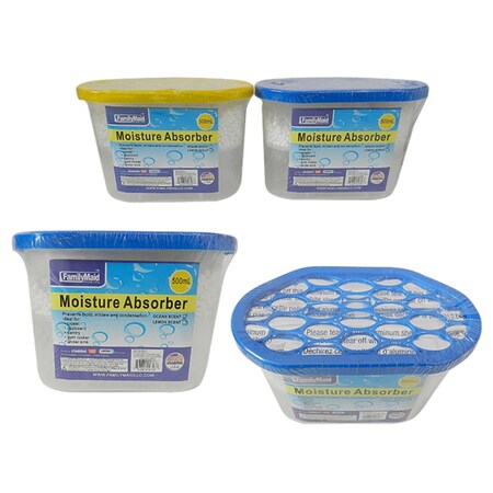 Familymaid 500 ml Moisture Absorber Ocean Lemon 6 x 325 x 425 in 24PK 12828
